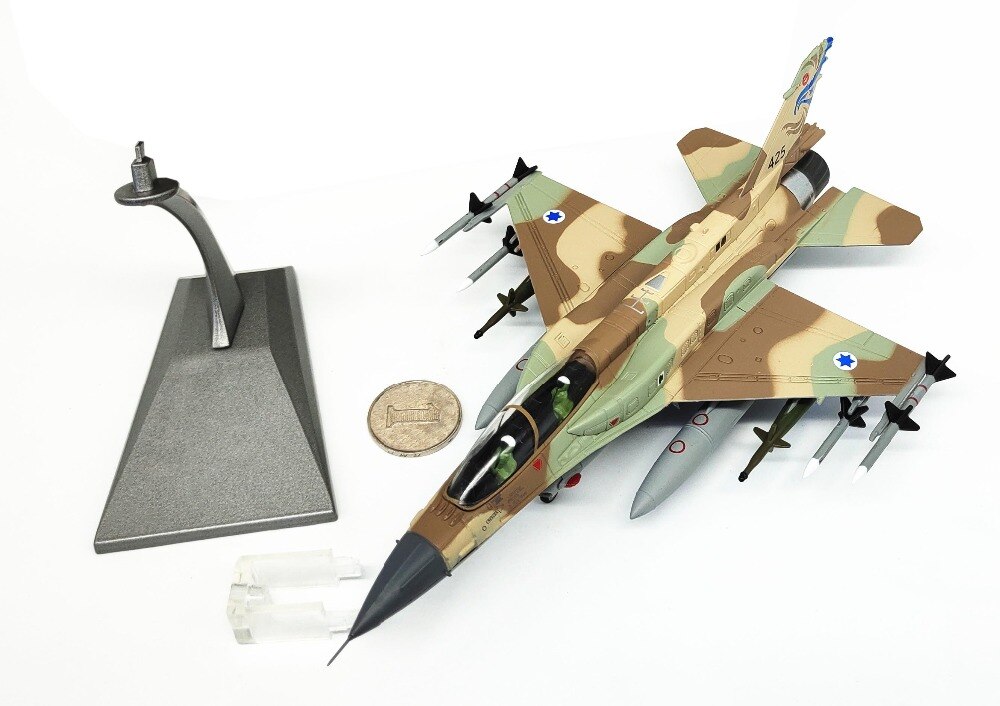 Special Offer 1 / 72 Israeli air force f-16i fighter model finished product Alloy collection model