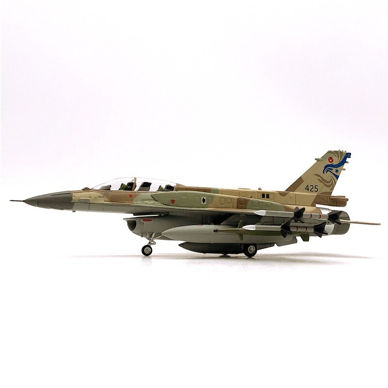 Special Offer 1 / 72 Israeli air force f-16i fighter model finished product Alloy collection model