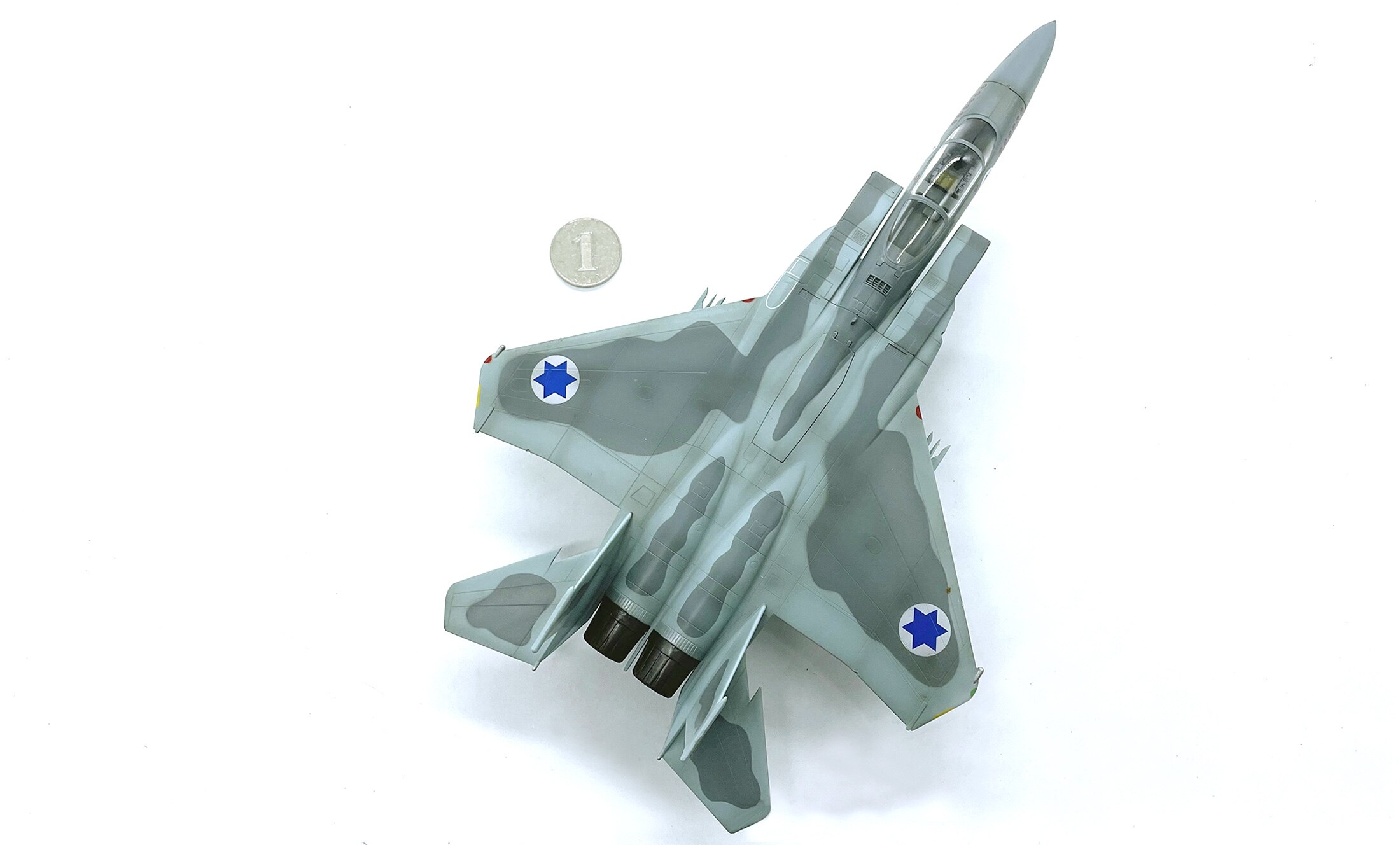 1: 72 Israeli air force f-15c fighter model Finished product collection model 37121 1: 72 Israeli air force f-15c fighter model Finished product collection model 37121