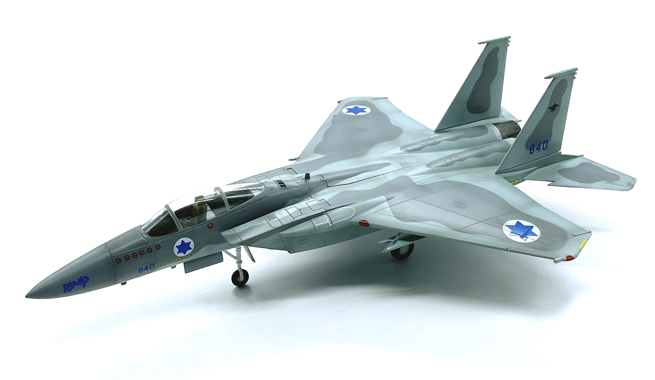 1: 72 Israeli air force f-15c fighter model Finished product collection model 37121 1: 72 Israeli air force f-15c fighter model Finished product collection model 37121
