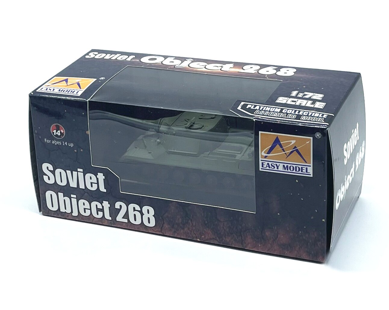 1: 72 Soviet 268 heavy engineering tank 152 mm gun Finished combat vehicle model 35178