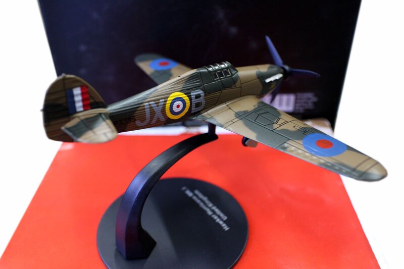 Special Offer 1/72 World War II British hurrccane mk.1 fighter model Alloy collection model