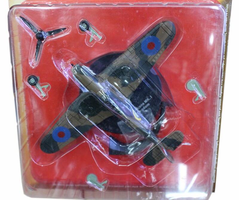Special Offer 1/72 World War II British hurrccane mk.1 fighter model Alloy collection model