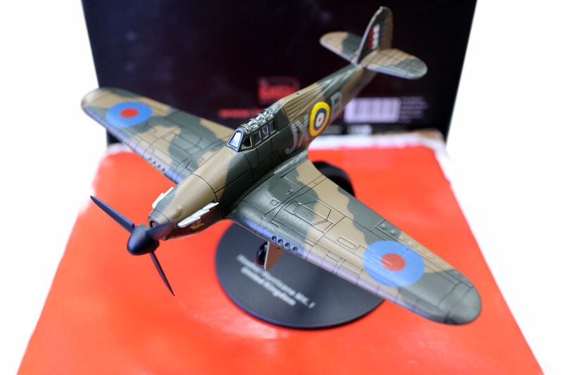 Special Offer 1/72 World War II British hurrccane mk.1 fighter model Alloy collection model