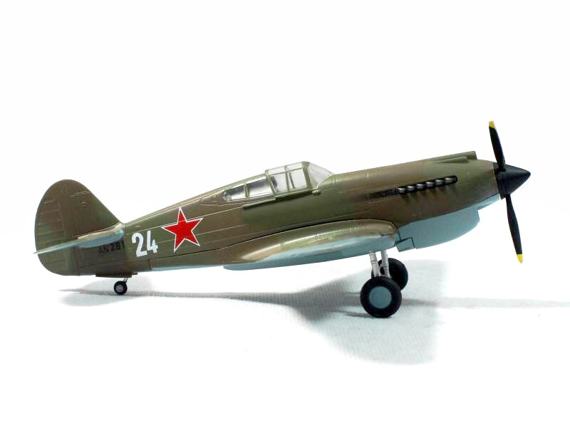 Trumpeter 1/72 World War II Soviet P40 fighter model 37206 finished product model