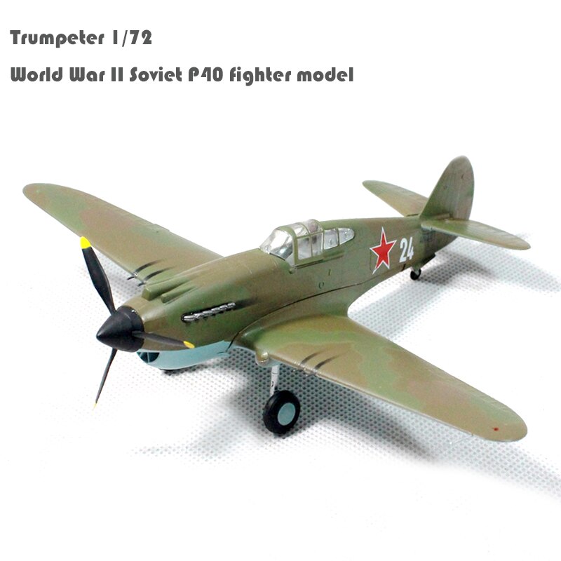 Trumpeter 1/72 World War II Soviet P40 fighter model 37206 finished product model
