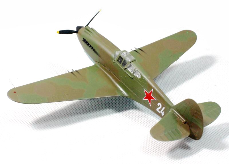 Trumpeter 1/72 World War II Soviet P40 fighter model 37206 finished product model