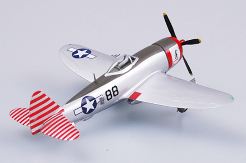 Trumpet 1:72 US Air Force P-47D lightning fighter 37290 finished product model