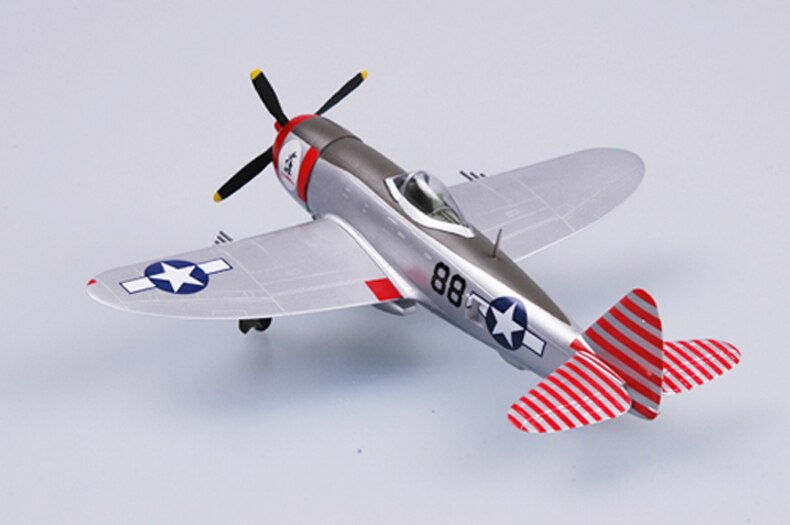 Trumpet 1:72 US Air Force P-47D lightning fighter 37290 finished product model