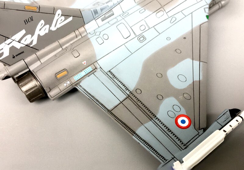 Fine 1 / 72 French Rafale B two seater fighter Alloy collection model Fine 1 / 72 French Rafale B two seater fighter Alloy collection model