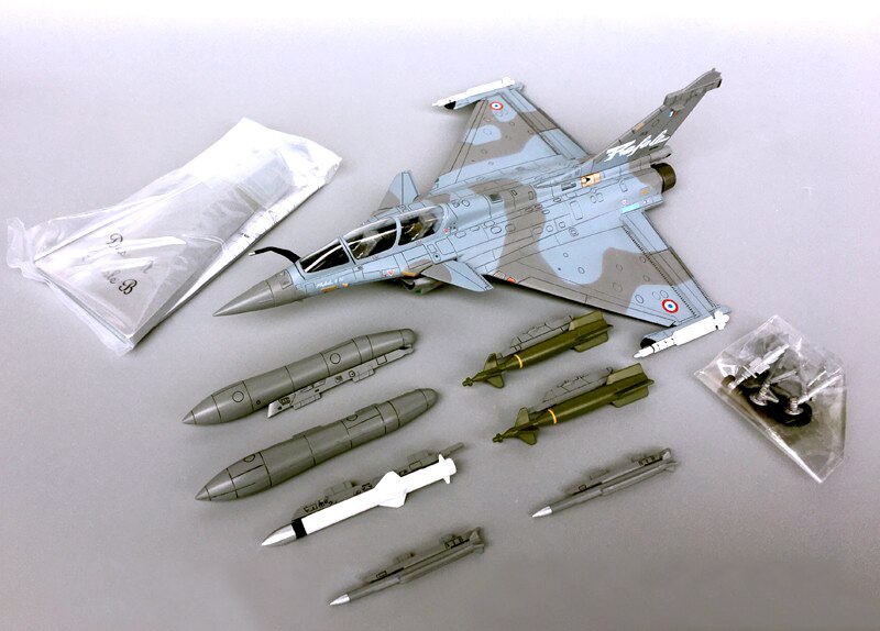 Fine 1 / 72 French Rafale B two seater fighter Alloy collection model Fine 1 / 72 French Rafale B two seater fighter Alloy collection model