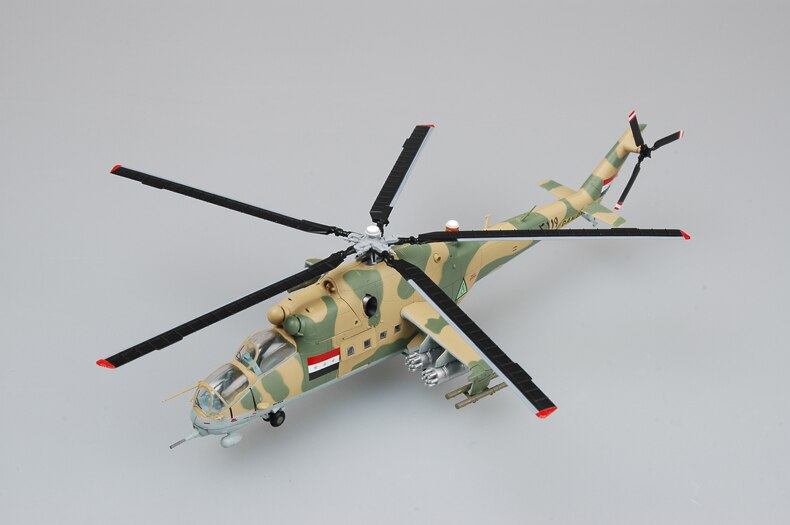 Trumpet 1:72 Iraqi air force Mi-24 armed helicopter 37039 finished product model Trumpet 1:72 Iraqi air force Mi-24 armed helicopter 37039 finished product model