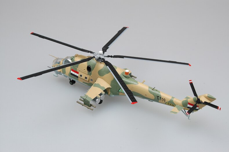 Trumpet 1:72 Iraqi air force Mi-24 armed helicopter 37039 finished product model Trumpet 1:72 Iraqi air force Mi-24 armed helicopter 37039 finished product model