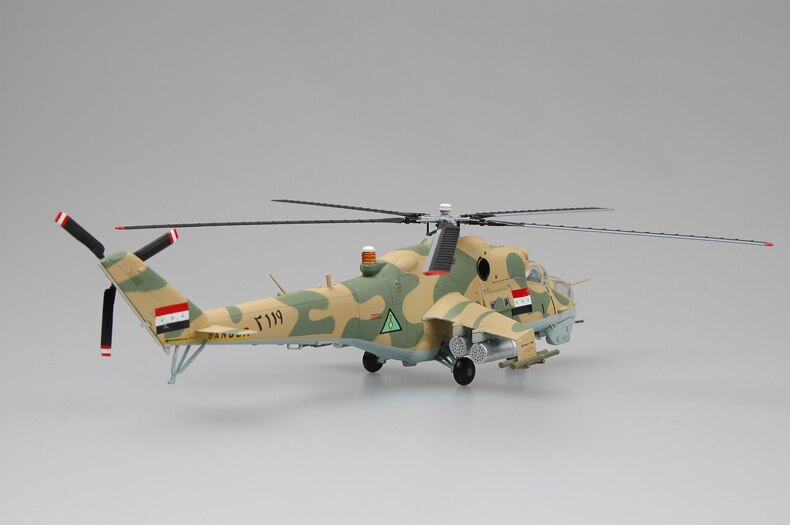 Trumpet 1:72 Iraqi air force Mi-24 armed helicopter 37039 finished product model Trumpet 1:72 Iraqi air force Mi-24 armed helicopter 37039 finished product model