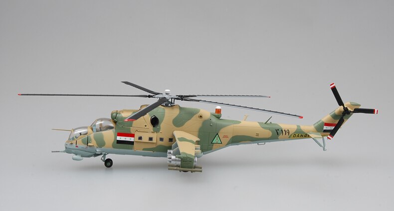 Trumpet 1:72 Iraqi air force Mi-24 armed helicopter 37039 finished product model Trumpet 1:72 Iraqi air force Mi-24 armed helicopter 37039 finished product model