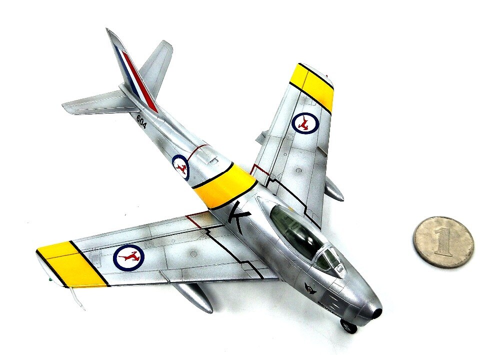 1:72 French F86 fighter model Non toy Finished product collection model 37100