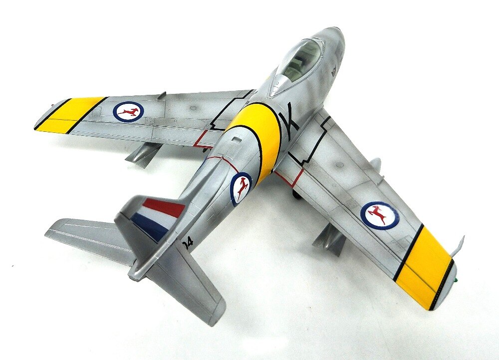 1:72 French F86 fighter model Non toy Finished product collection model 37100