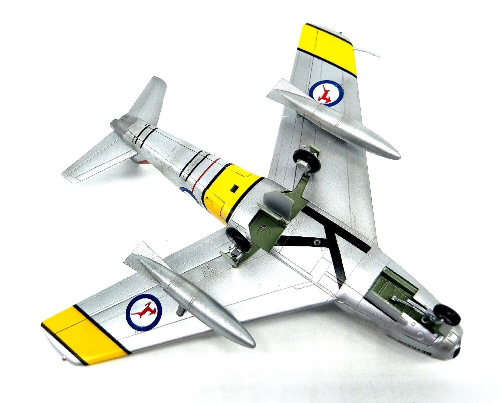 1:72 French F86 fighter model Non toy Finished product collection model 37100