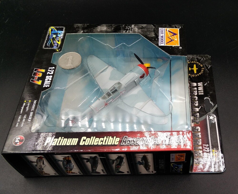 Trumpeter 1/72 Soviet War II la-7 fighter 23# 36333 finished product model