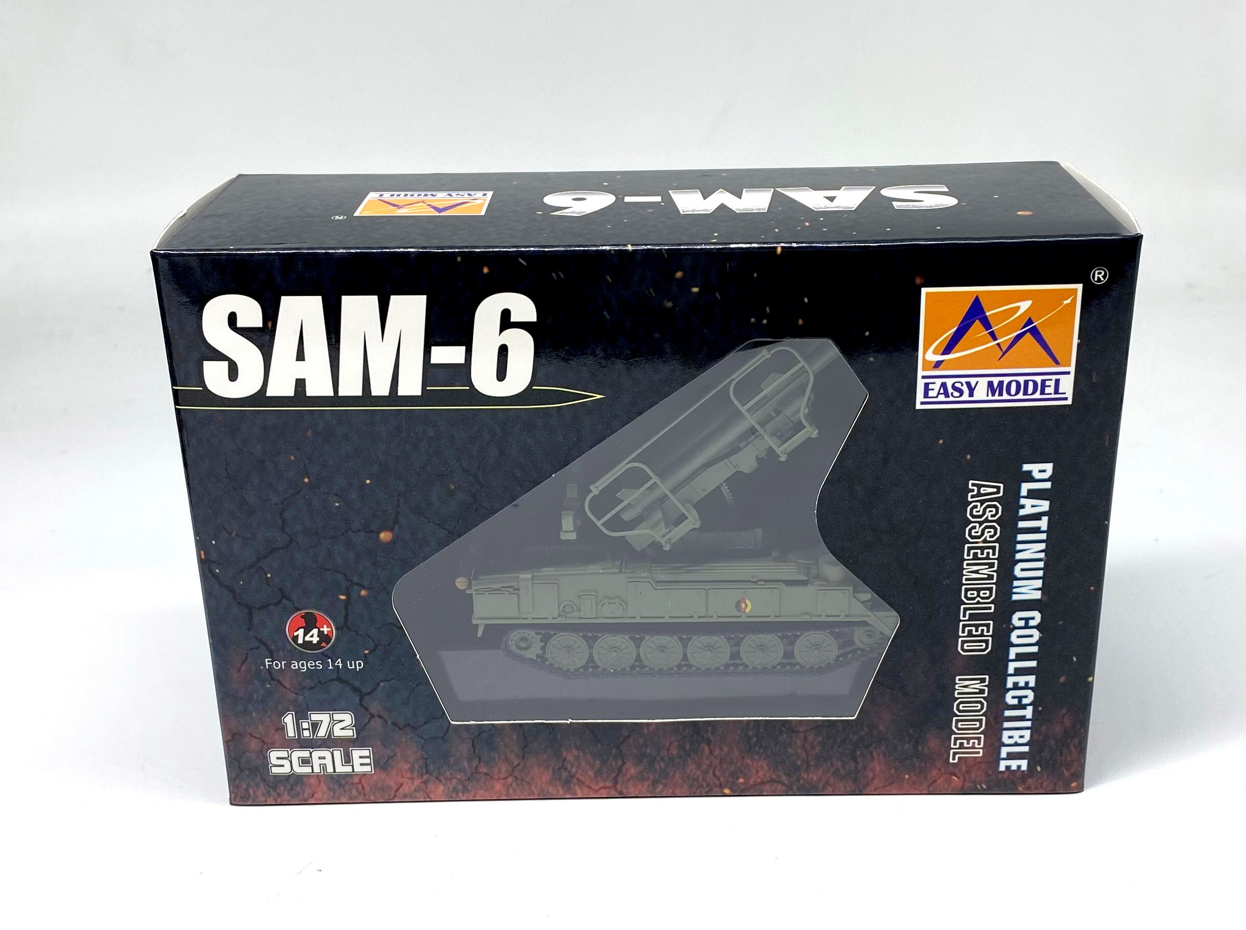 1: 72 sam-6 air defense missile launcher model East Germany painting Painting by the guards EM35109 35110 Collection model 1: 72 sam-6 air defense missile launcher model East Germany painting Painting by the guards EM35109 35110 Collection model