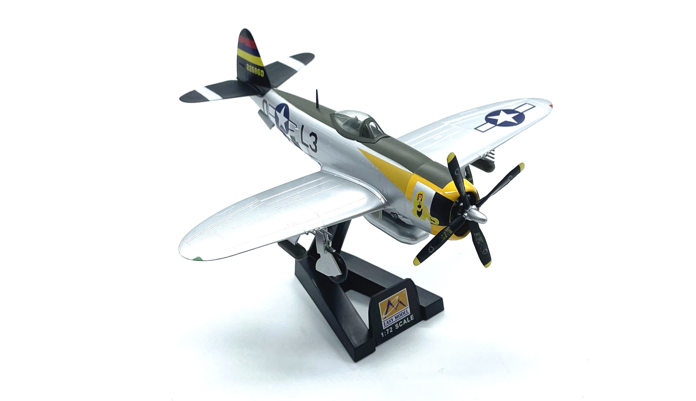 1: 72 World War II US P47 fighter Finished plastic simulation ornaments Collection model 37287 1: 72 World War II US P47 fighter Finished plastic simulation ornaments Collection model 37287
