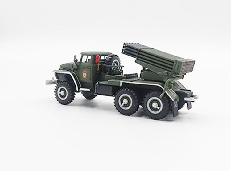 Fine 1 / 72 Russian bm21 Multiple Rocket Launcher 1970 guard Brigade Finished product collection model Fine 1 / 72 Russian bm21 Multiple Rocket Launcher 1970 guard Brigade Finished product collection model
