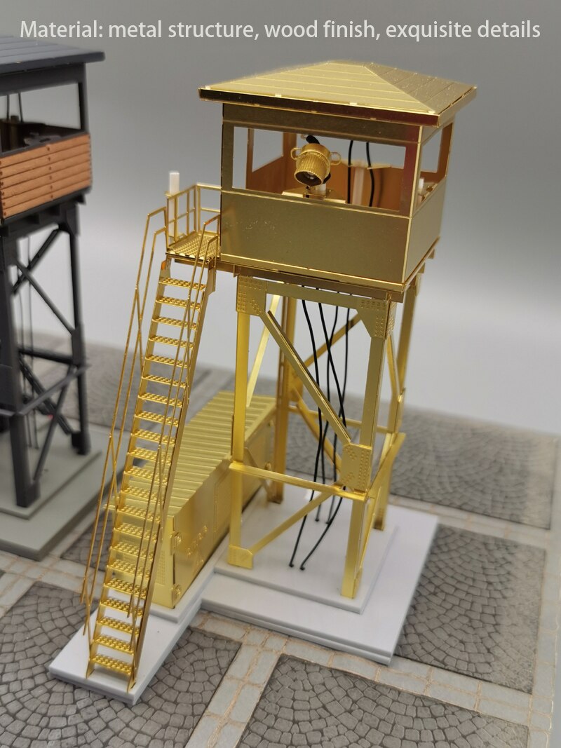 Fine 1:72 military watchtower model Military scenario module Light version Alloy finished products Fine 1:72 military watchtower model Military scenario module Light version Alloy finished products