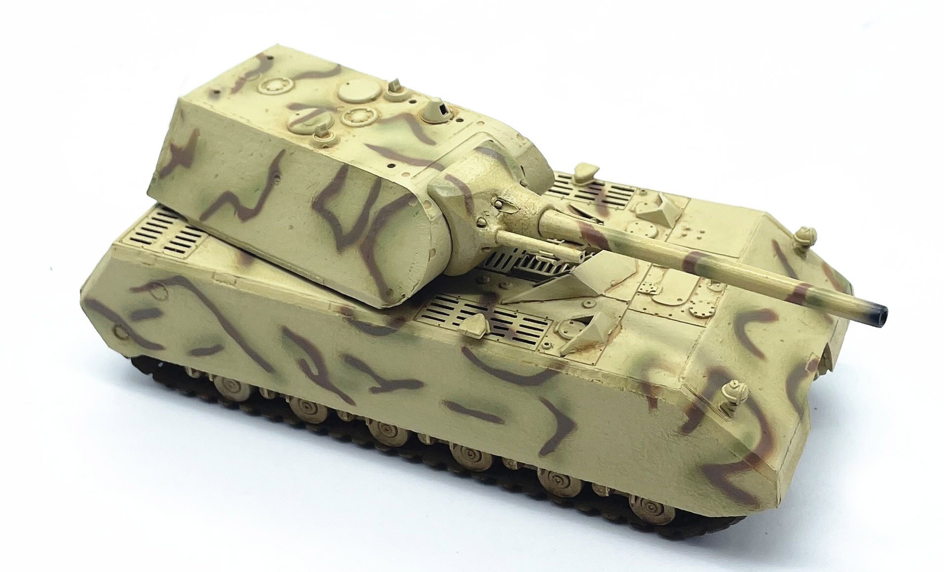 1: 72 German rat overweight tank model Static simulation pendulum finished product 36205