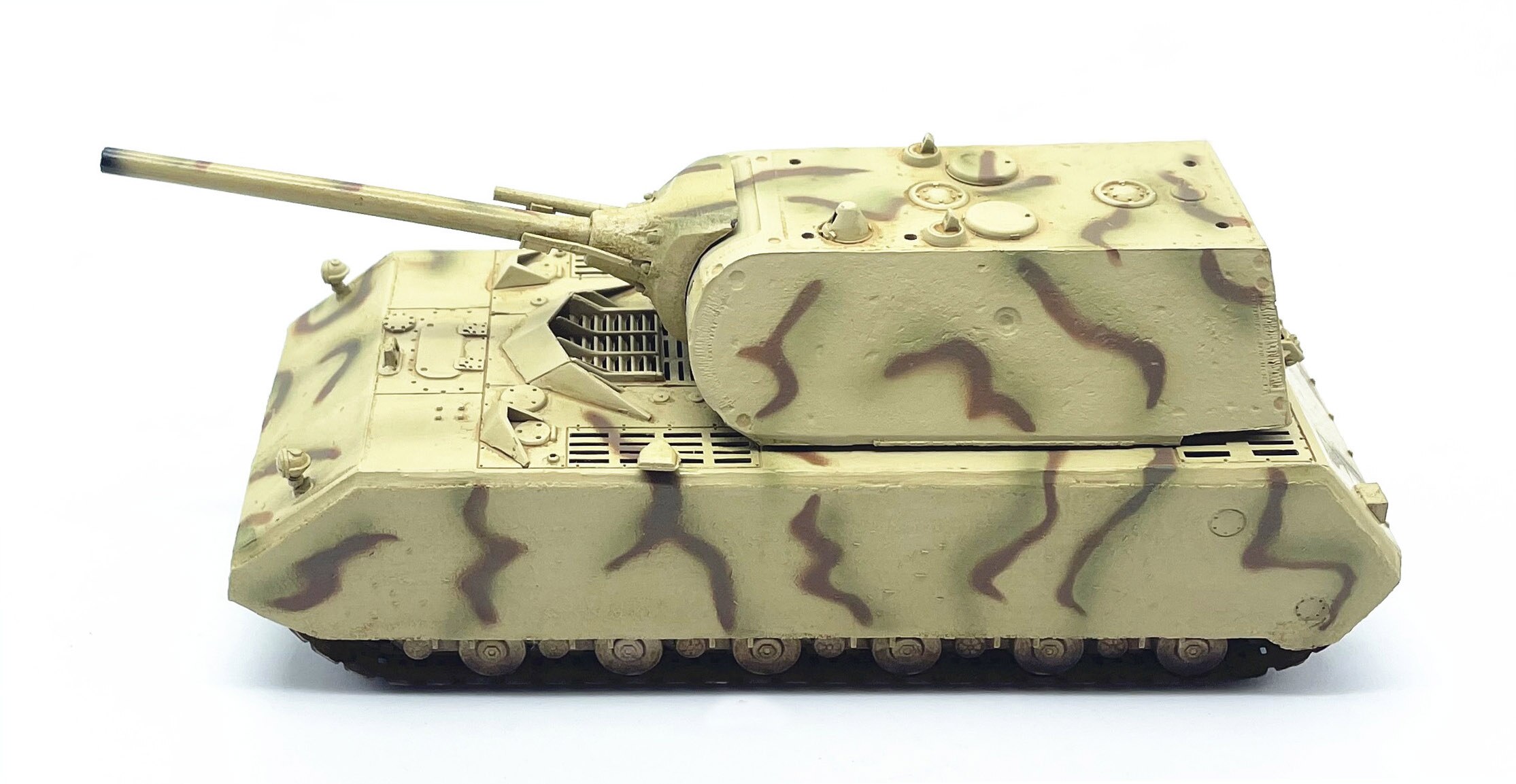 1: 72 German rat overweight tank model Static simulation pendulum finished product 36205