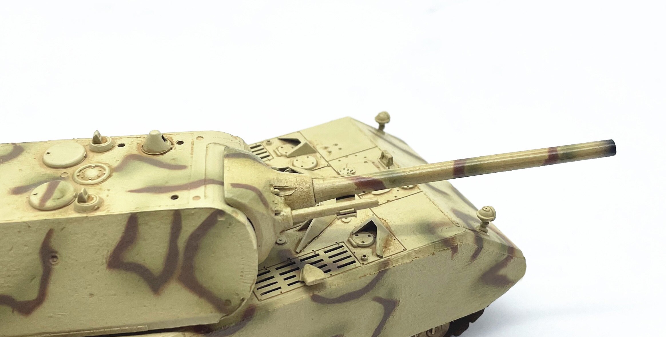 1: 72 German rat overweight tank model Static simulation pendulum finished product 36205