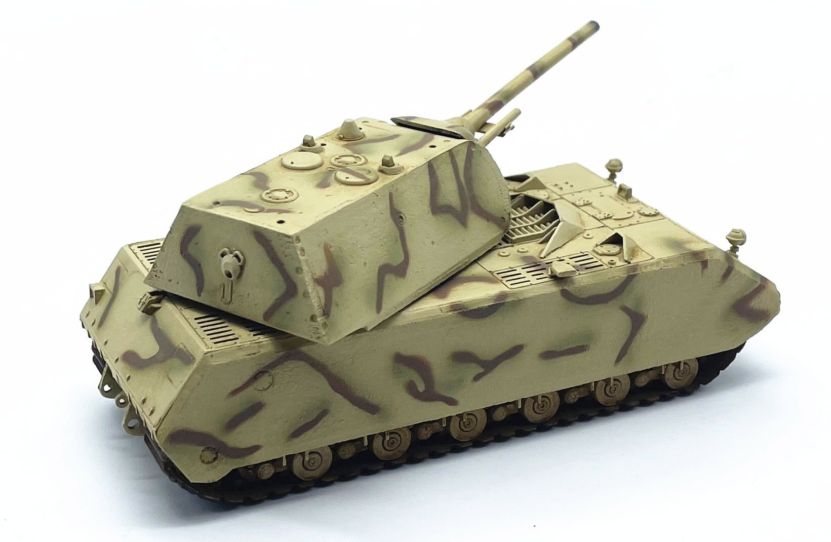 1: 72 German rat overweight tank model Static simulation pendulum finished product 36205