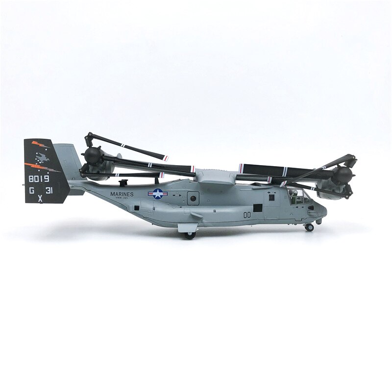 1: 72 U.S. Marine Corps V-22 transport helicopter model V22 tilt rotor aircraft Simulation finished product model