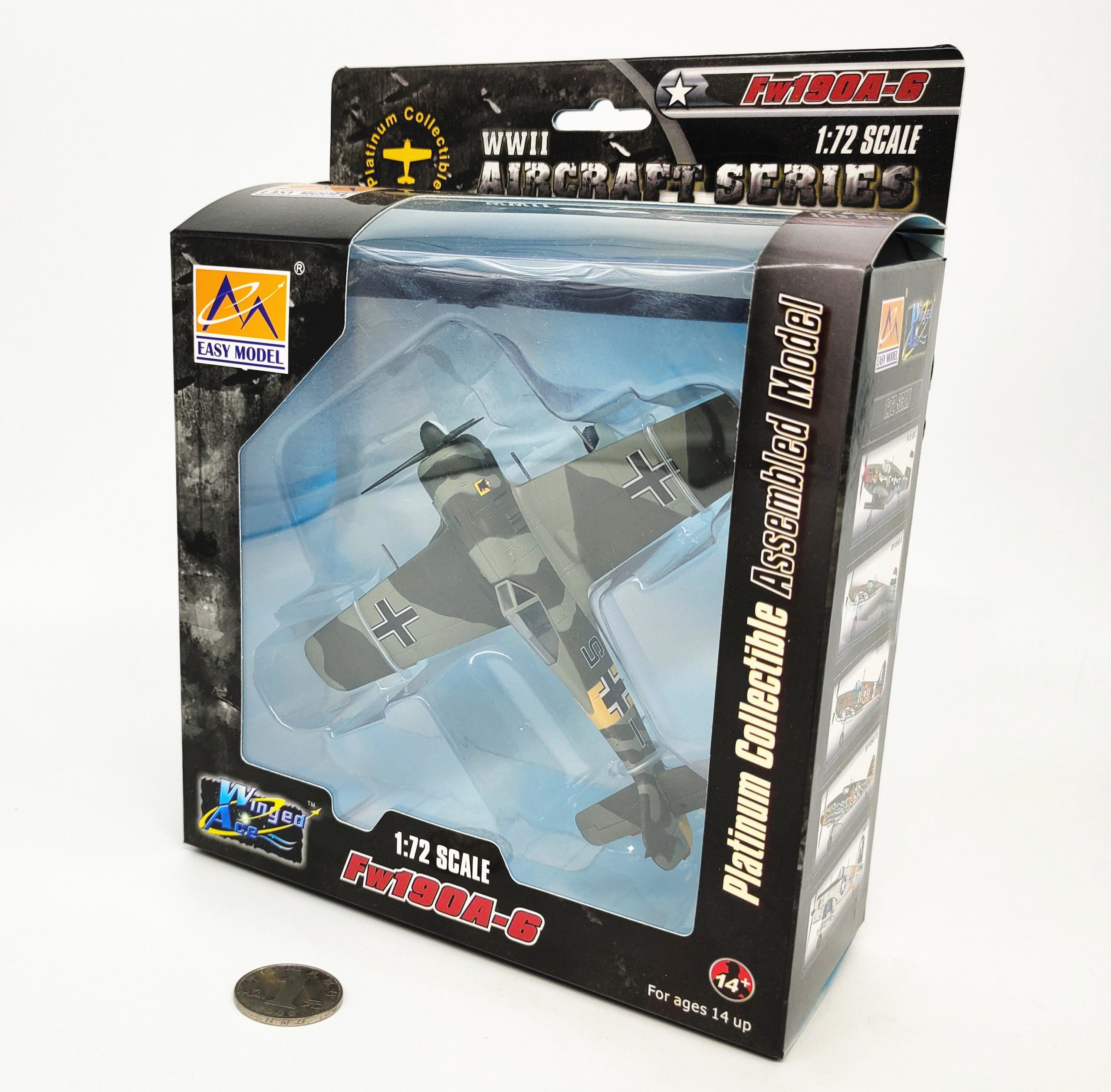 1:72 German fw190 a-6 fighter Simulation aircraft model Small hand products 36402