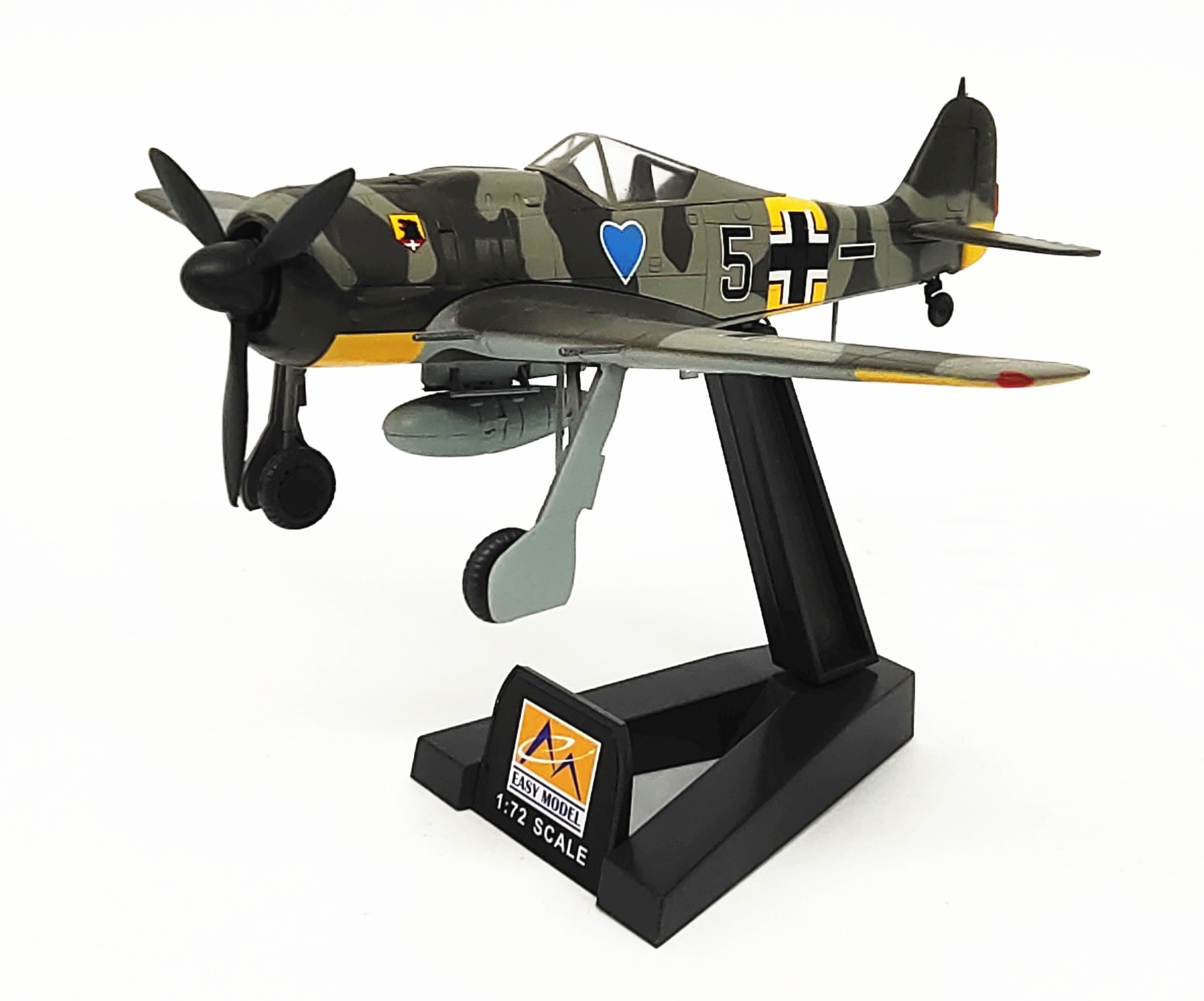 1:72 German fw190 a-6 fighter Simulation aircraft model Small hand products 36402