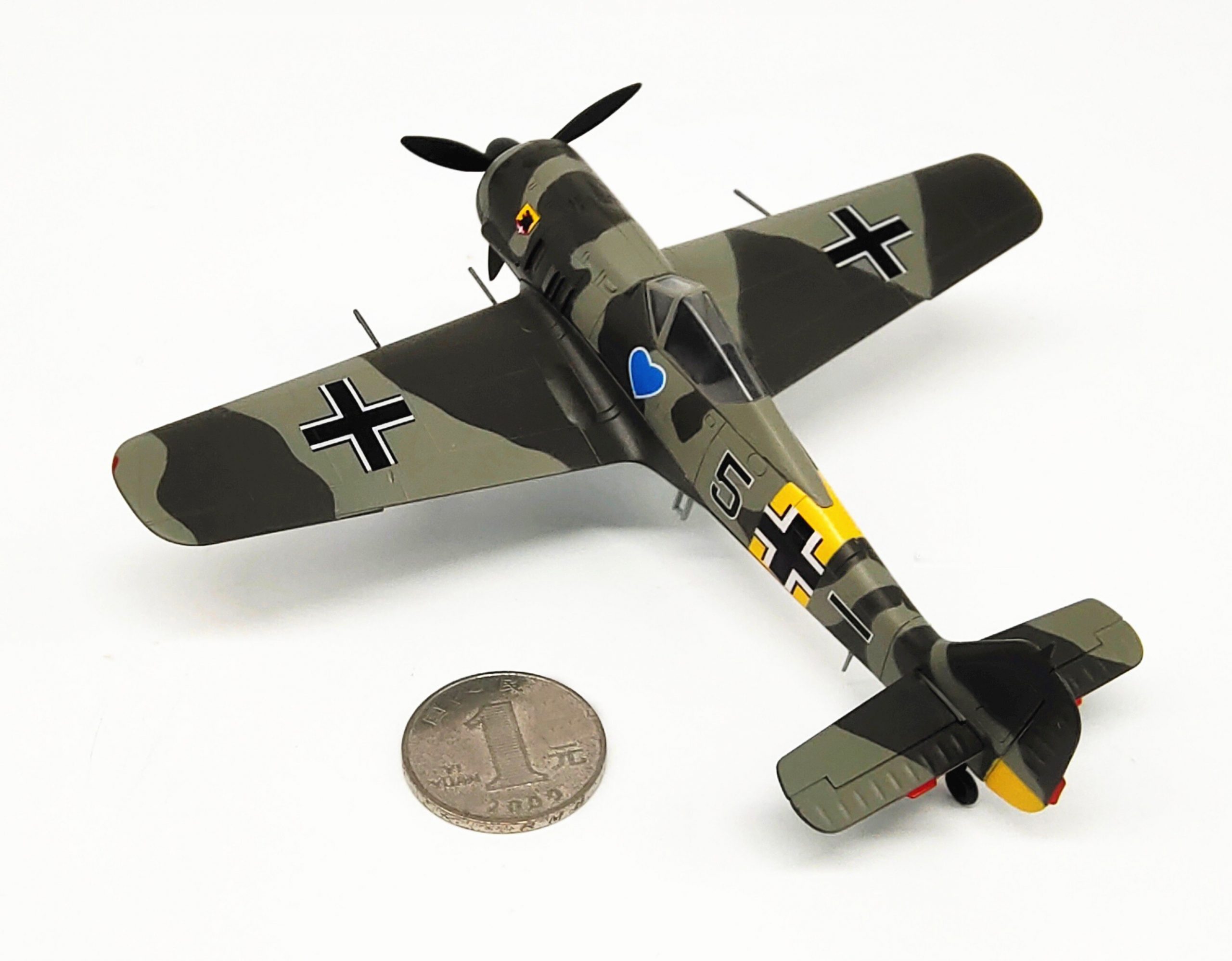 1:72 German fw190 a-6 fighter Simulation aircraft model Small hand products 36402