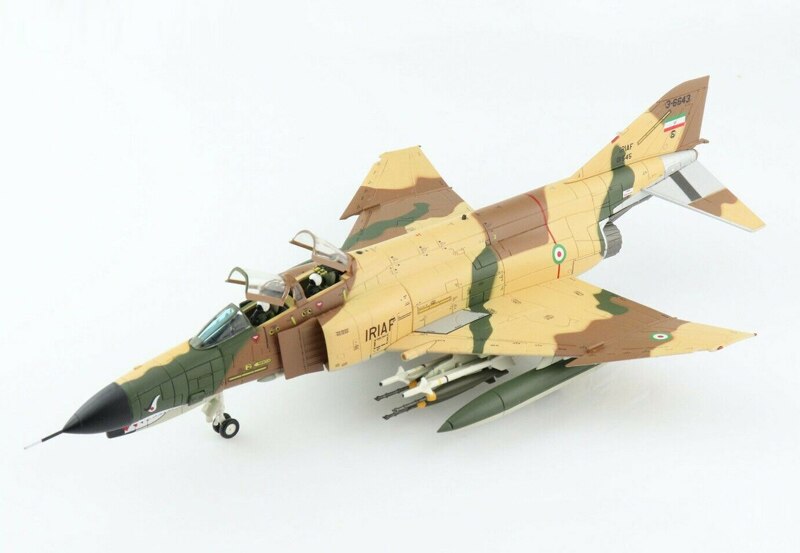 Fine ha19025 1 / 72 Iranian Air Force F-4E fighter 3-6643 Alloy collection model finished product