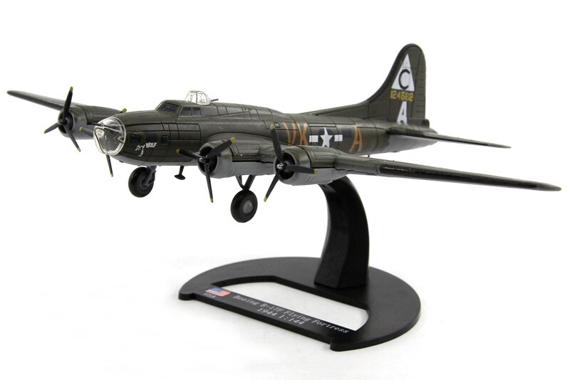 1/144 World War II American b-17f bomber model Alloy collection model
