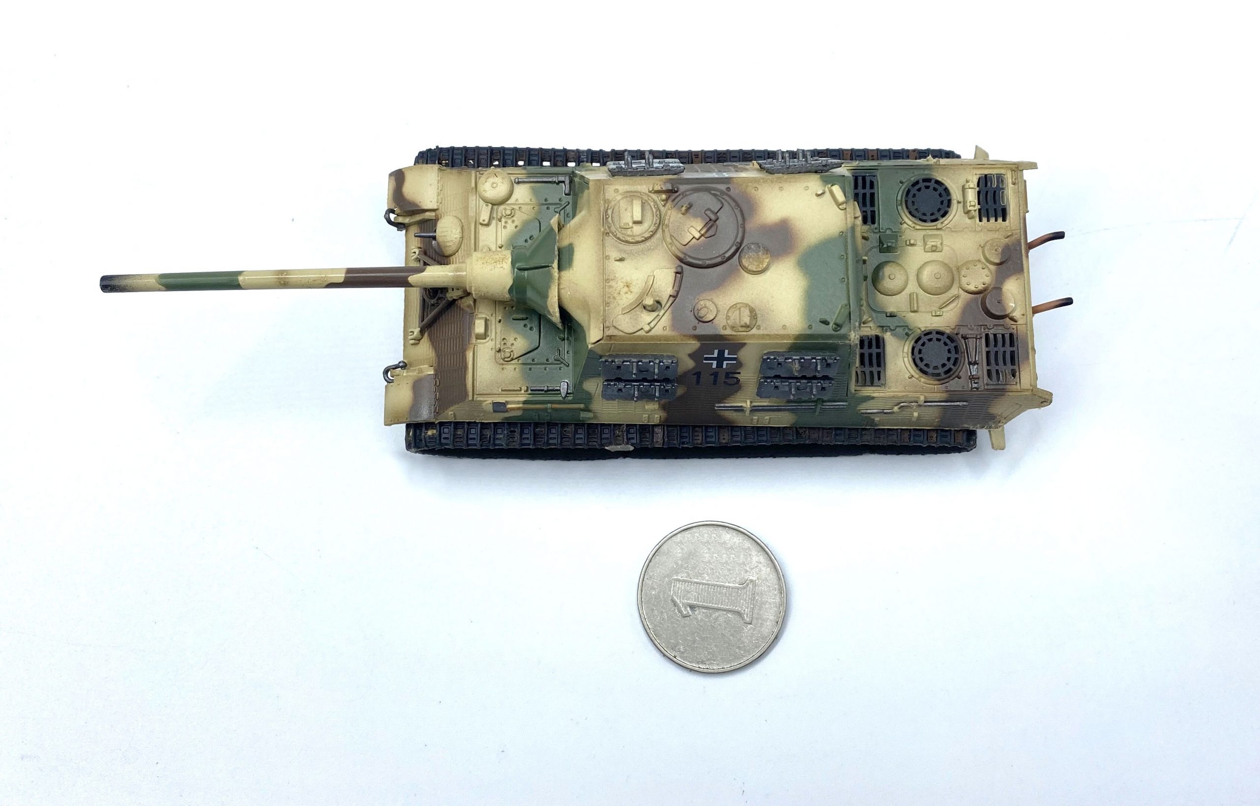 1:72 German tank fighter model 36109 collection model