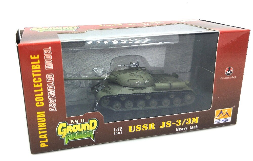 1:72 Soviet Union js3 heavy tank Finished model 36244 Collection model 1948
