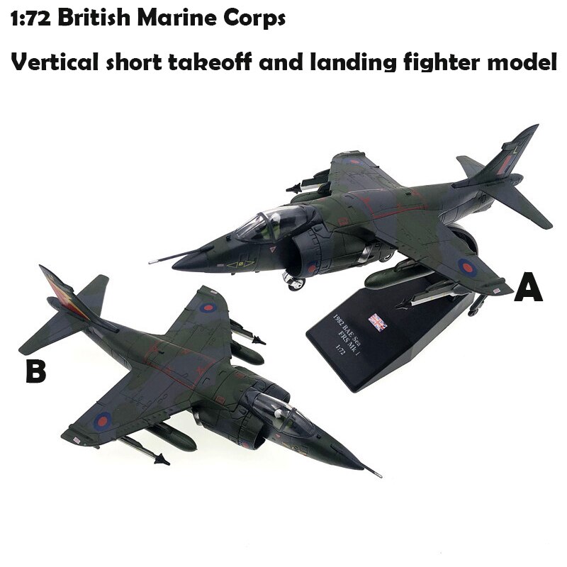 Special Offer 1:72 British Marine Corps Vertical short takeoff and landing fighter model Display model of alloy products