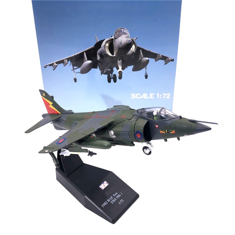 Special Offer 1:72 British Marine Corps Vertical short takeoff and landing fighter model Display model of alloy products