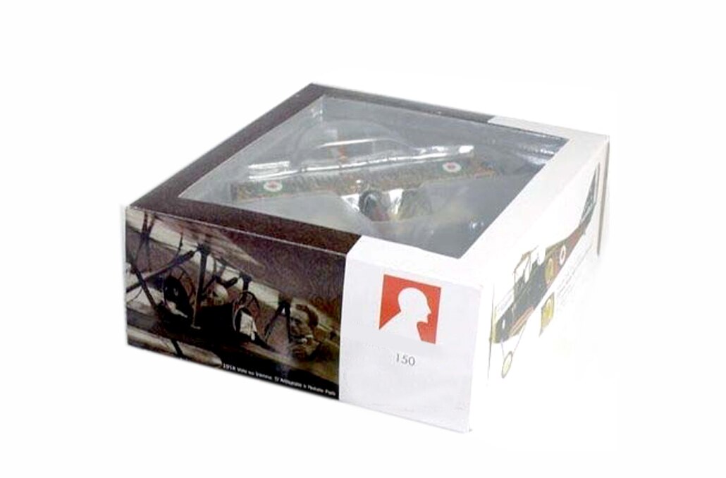 rare 1 / 72 Italian Air Force SVA 10 reconnaissance aircraft Biplane fighter Alloy collection model