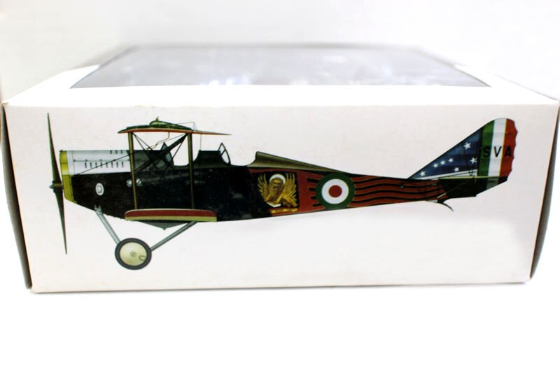 rare 1 / 72 Italian Air Force SVA 10 reconnaissance aircraft Biplane fighter Alloy collection model