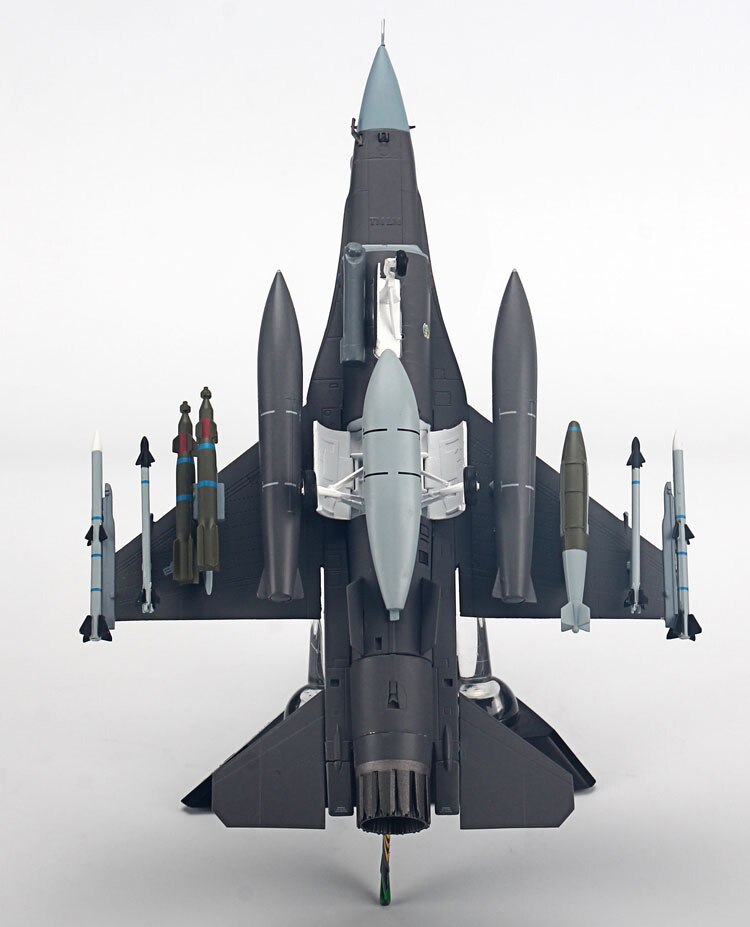 1 / 72 USAF f-16cm fighter Viper squadron Alloy collection model With alloy support