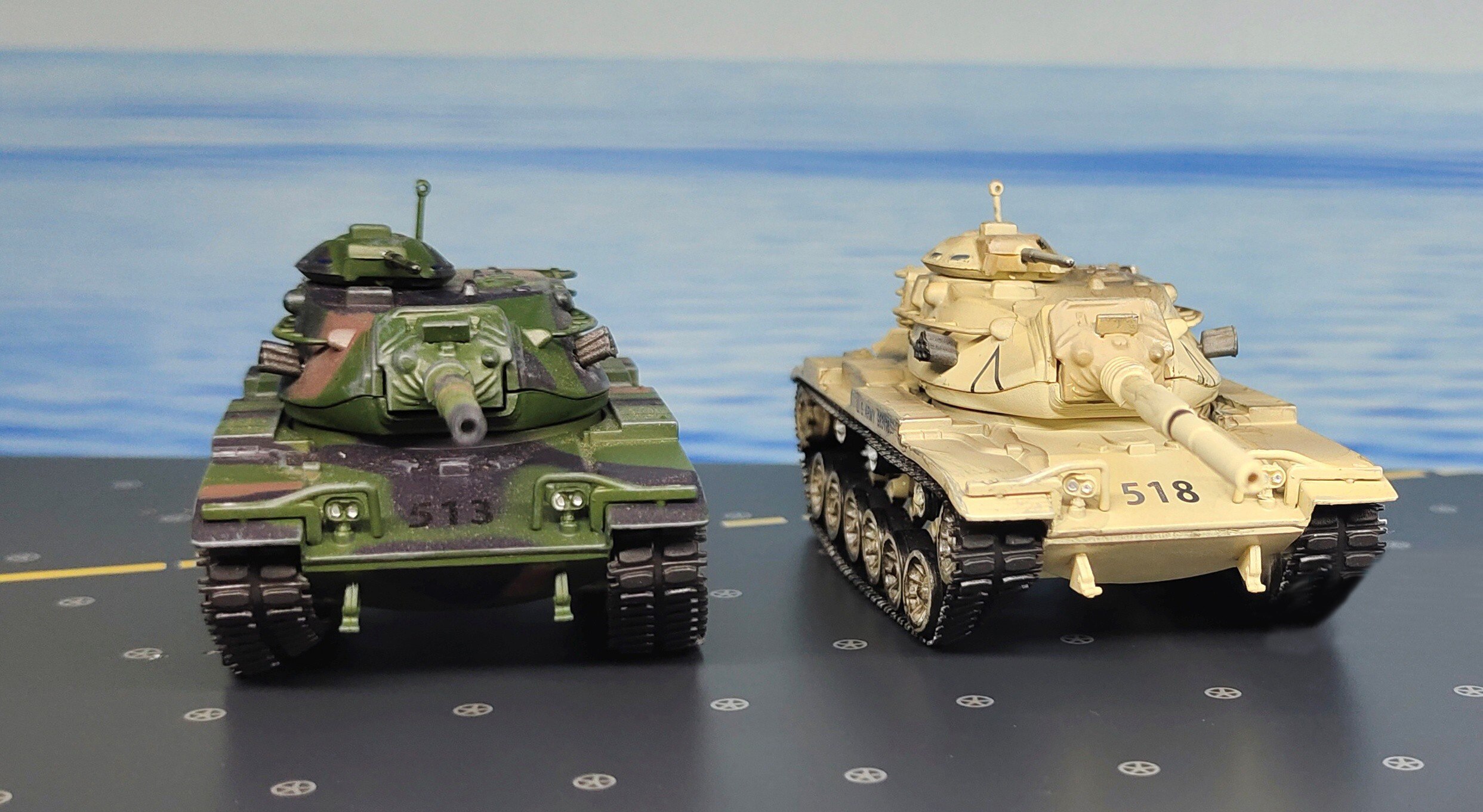 1:72 Us M60A3 Main battle tank Static simulation model finished product