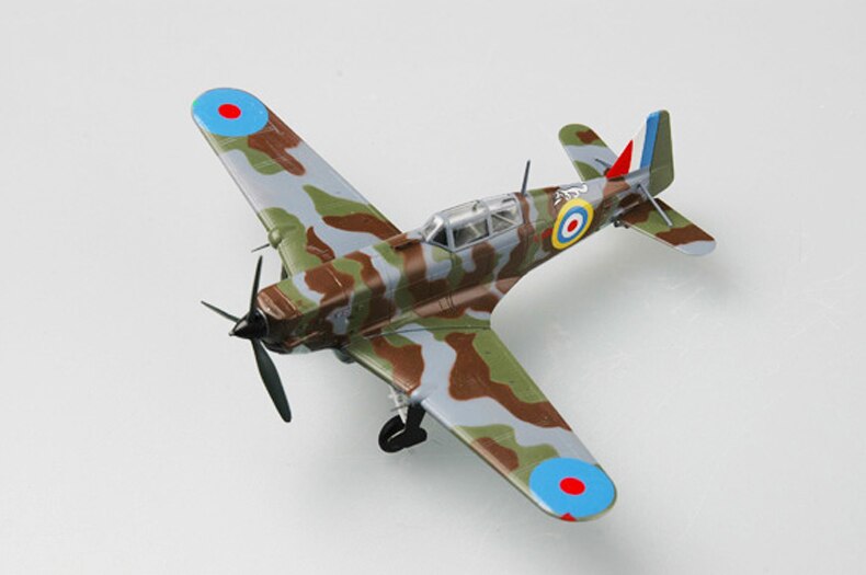 Trumpeter 1/72 WWII French ms406 fighter 36328 finished product model
