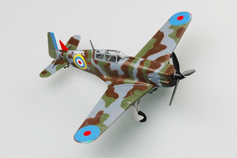 Trumpeter 1/72 WWII French ms406 fighter 36328 finished product model