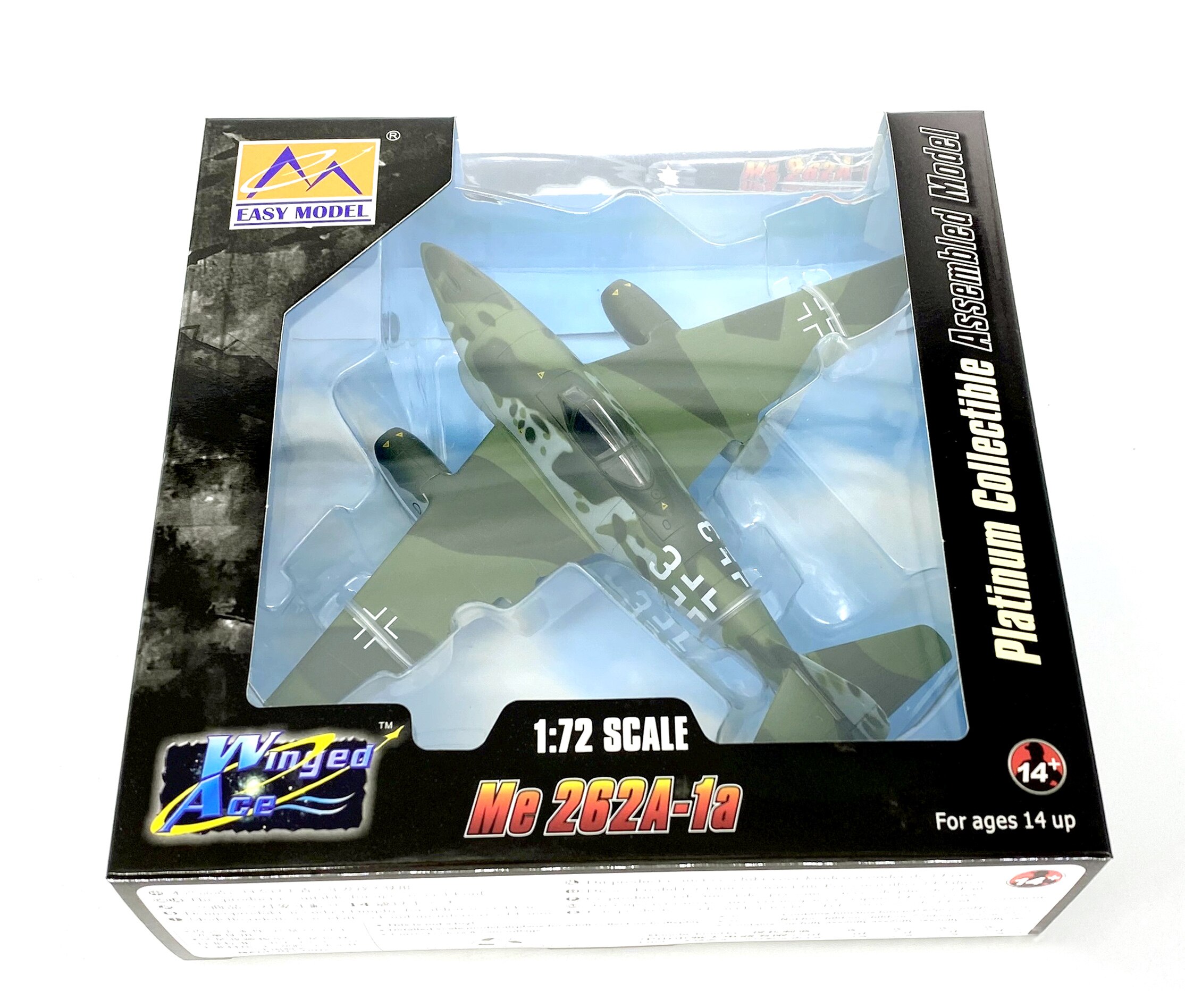 1: 72 German me262a jet fighter model 36369 static simulation model