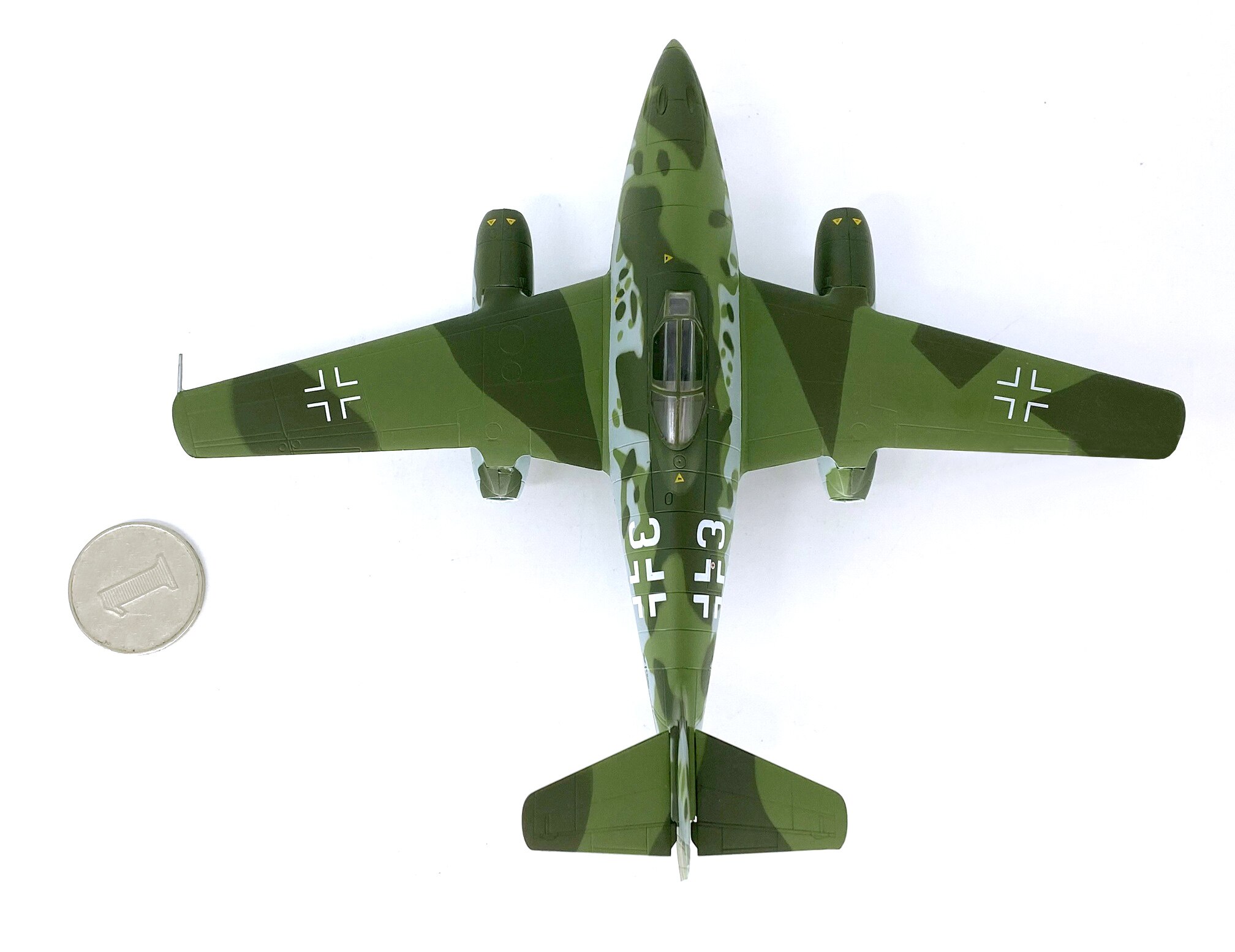 1: 72 German me262a jet fighter model 36369 static simulation model