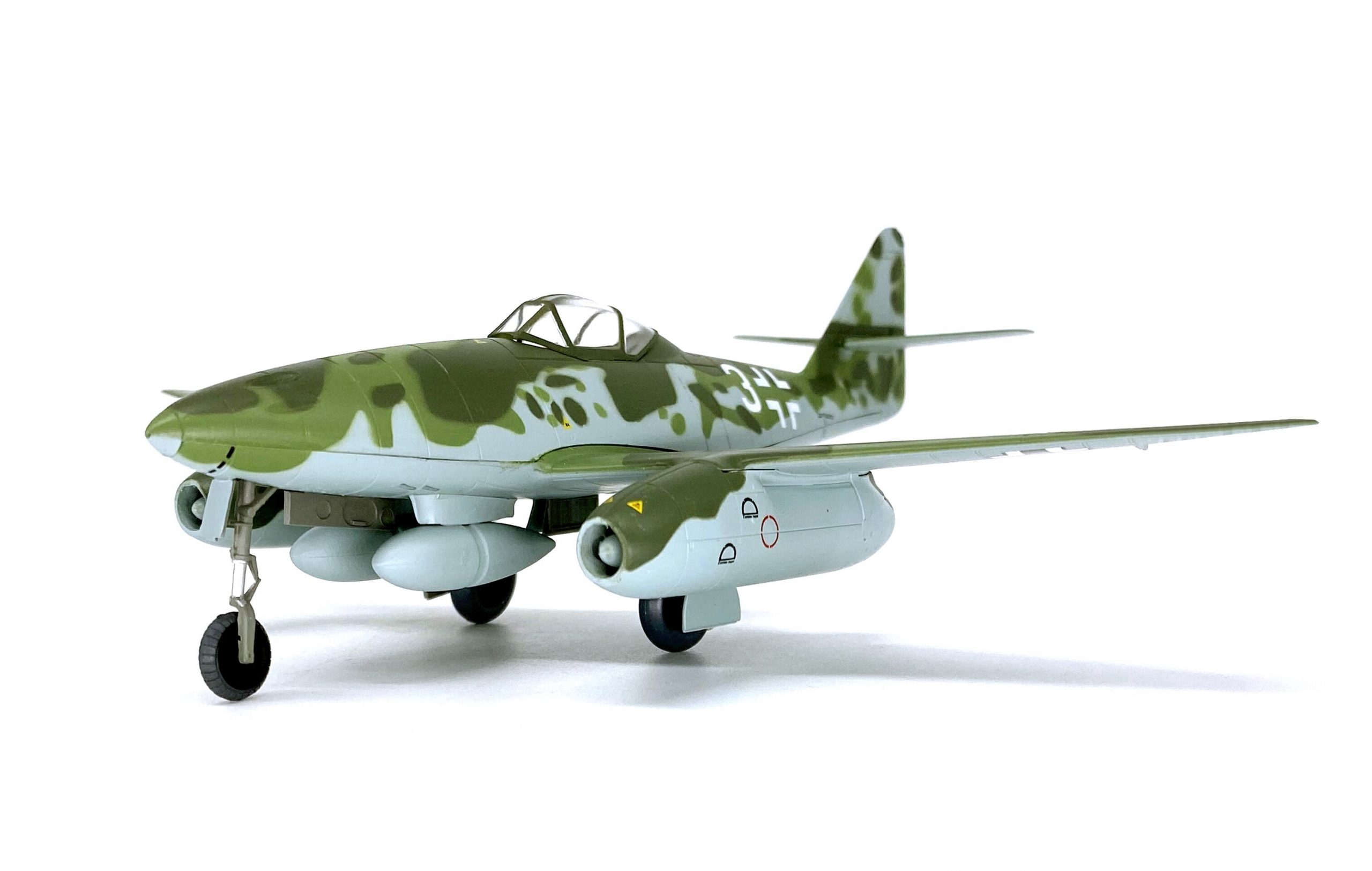 1: 72 German me262a jet fighter model 36369 static simulation model